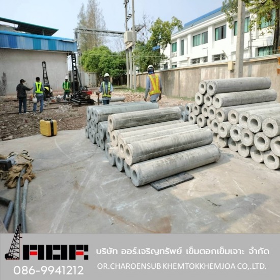 เสาเข็มสปันไมโครไพล์ เสาเข็มสปันไมโครไพล  เสาเข็มสปัน  สปันไมโครไพล์  Spun Micro Pile  สปันกลม  เสาเข็มสปันไมโครไพล์ ขนาด 