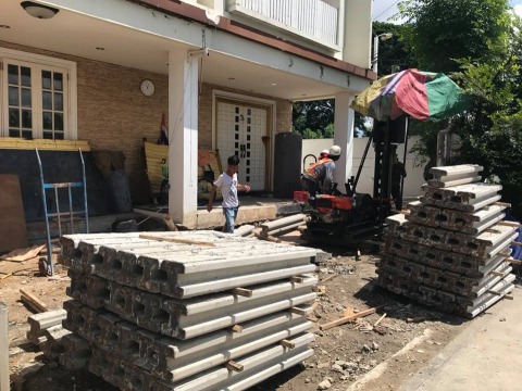 ตอกเสาเข็มไอ