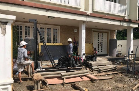 ปั้นจั้นตอกเสาเข็มไมโครไพล์