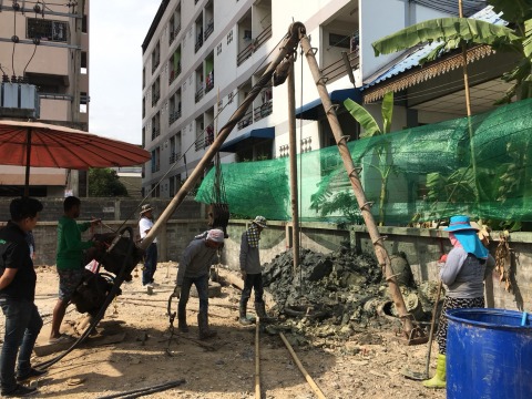 รับจ้างทำงานเข็มเจาะแบบแห้ง